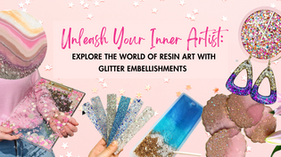  Unleash Your Inner Artist: Explore the World of Resin Art with Glitter Embellishments