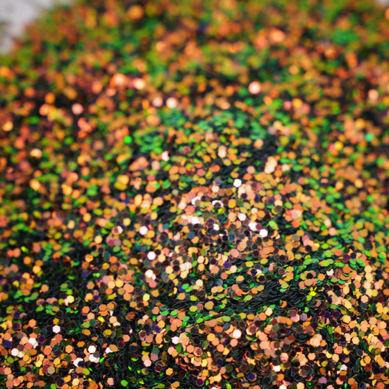 Chromatic Crazes Glitter | Green/Orange - Glitz Your Life