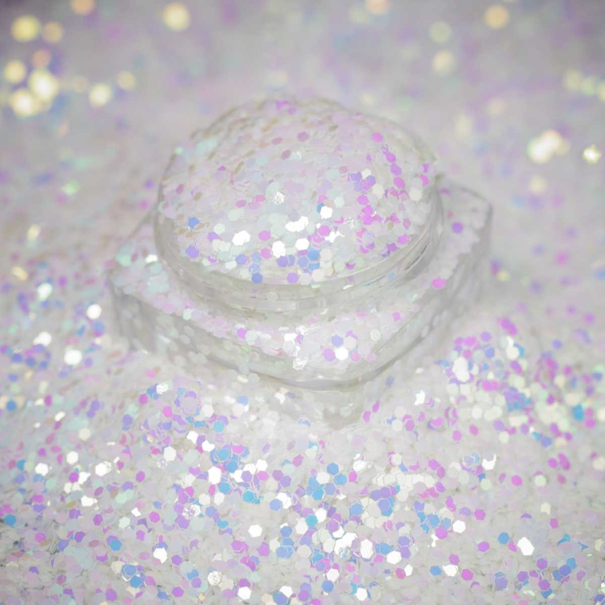 VIVID Glitter Stackable Loose Glitter - White Hologram – ClownAntics