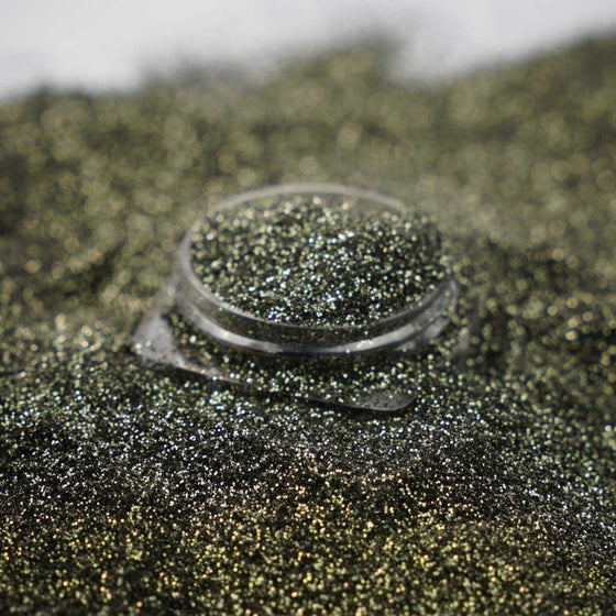 Chrome Crush Glitter | Dark Gray - Glitz Your Life