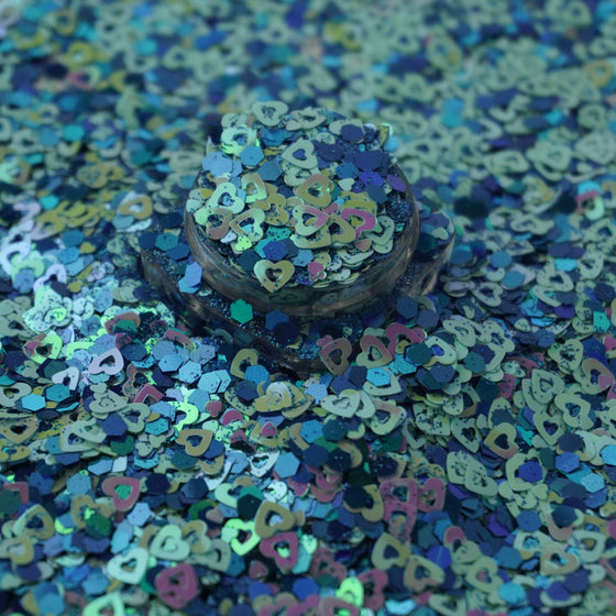 Funky Form Fusion Glitter | Cyan - Glitz Your Life