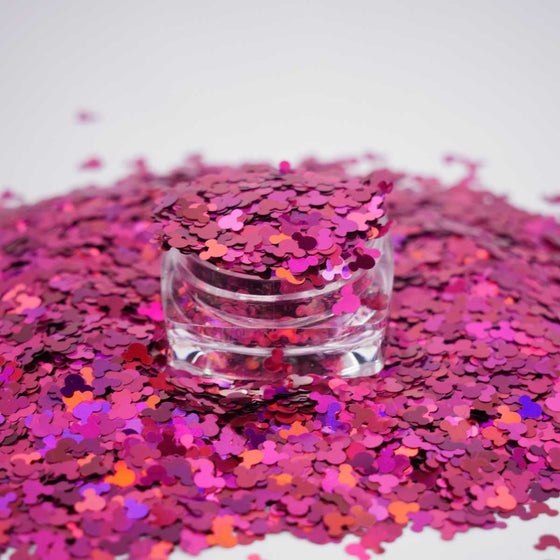 Glamourous Geometry Glitter | Pink - Glitz Your Life 1