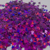 Glamourous Geometry Glitter | Purple - Glitz Your Life 2