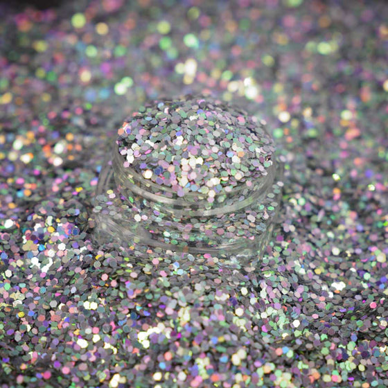 Hyper Holo Glitter | Silver - Glitz Your Life 1