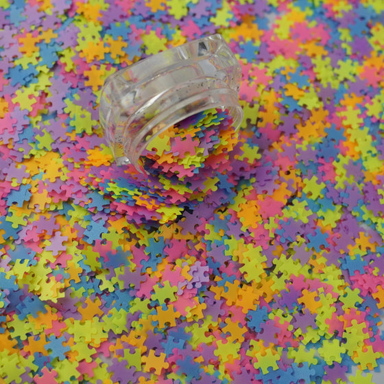 Neon Nova Shape Glitter | Puzzle - Glitz Your Life