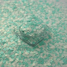  Prism Party Glitter | Cyan/White - Glitz Your Life