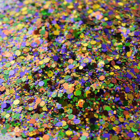 Prism Party Glitter | Gold/Green - Glitz Your Life