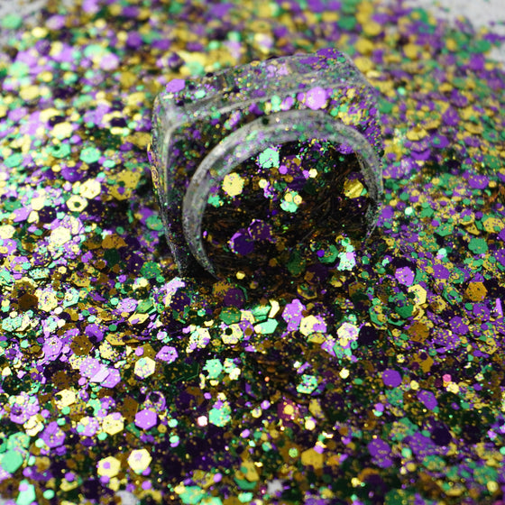 Prism Party Glitter | Purple/Green - Glitz Your Life