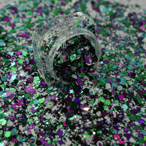 Prism Party Glitter | Teal/Pink/White - Glitz Your Life