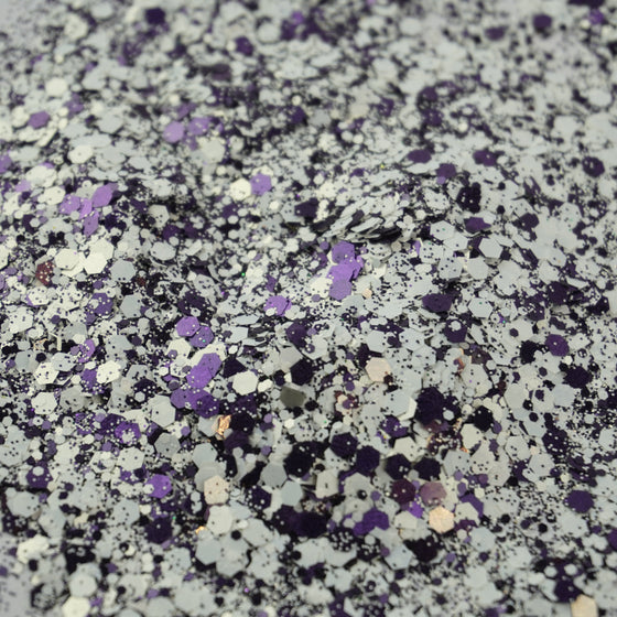 Prism Party Glitter | White/Purple - Glitz Your Life