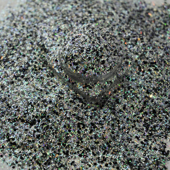 Rainbow Ripple Confetti Glitter | Silver - Glitz Your Life